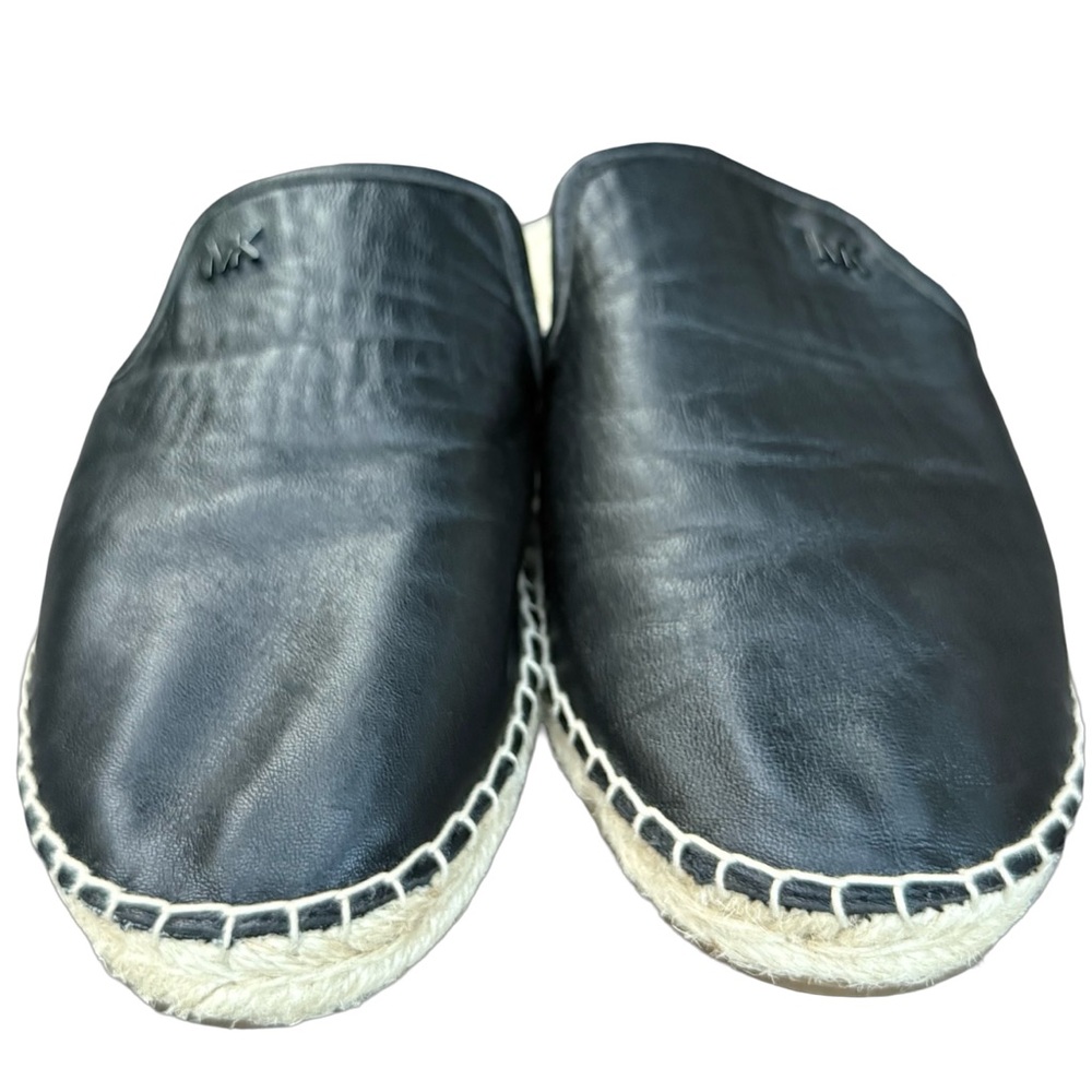 Michael Kors Emilia Leather Mule Espadrille Slides - Picture 5 of 11